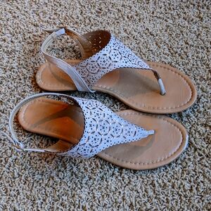 Dream Pairs Rose Gold Color Sandals